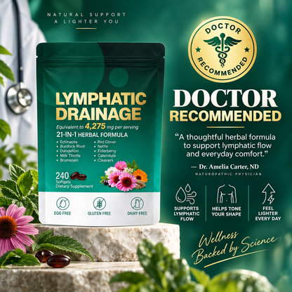Lymphatic Flow & Fluid Balance Softgels