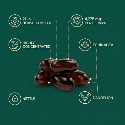Lymphatic Flow & Fluid Balance Softgels